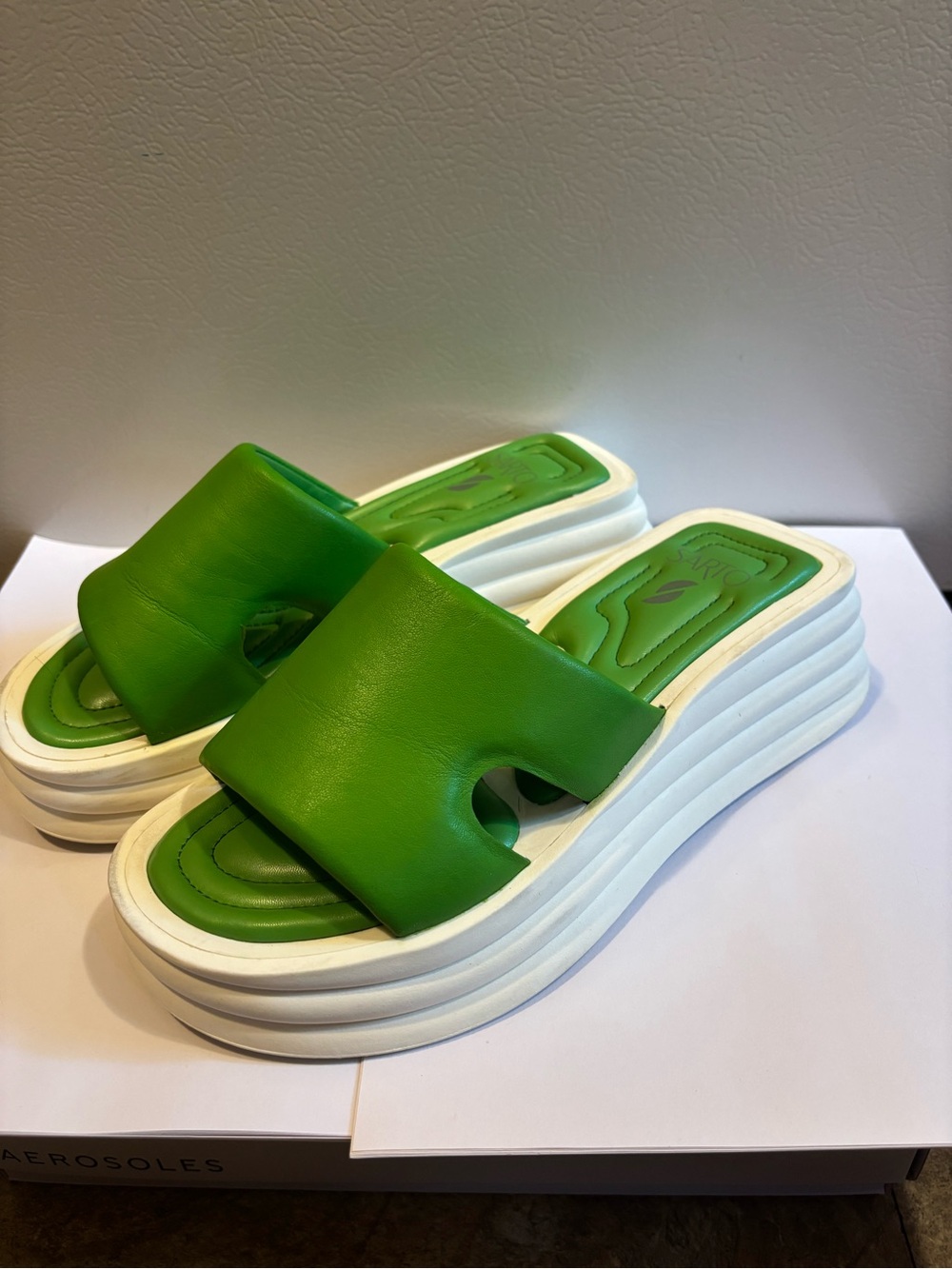 Franco Sarto Platform Slide Sandals - Women's Casual Comfort